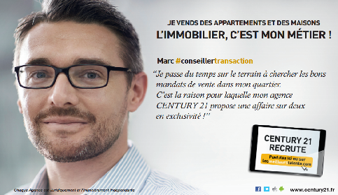 Commercial conseiller immobilier paris century 21 pantheon