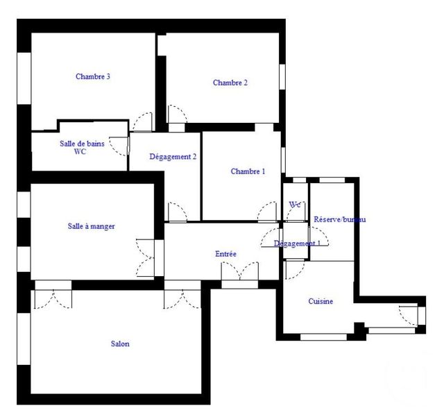 Appartement F5 à vendre - 5 pièces - 126.08 m2 - PARIS - 75005 - ILE-DE-FRANCE - Century 21 Quartier Latin