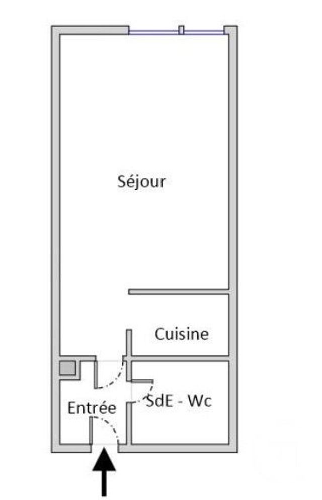 Afficher la photo en grand Appartement F1 à vendre - 1 pièce - 31.24 m2 - PARIS - 75005 - ILE-DE-FRANCE - Century 21 Quartier Latin