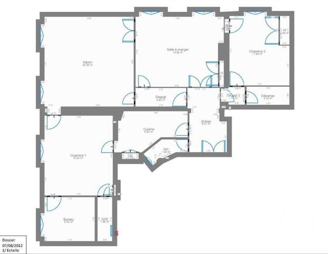 Appartement à vendre - 5 pièces - 99.31 m2 - PARIS - 75010 - ILE-DE-FRANCE - Century 21 Quartier Latin