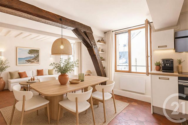 Appartement F2 à vendre - 2 pièces - 39.0 m2 - PARIS - 75005 - ILE-DE-FRANCE - Century 21 Quartier Latin