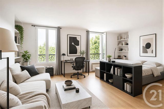 Appartement F2 à vendre - 2 pièces - 27.7 m2 - PARIS - 75013 - ILE-DE-FRANCE - Century 21 Quartier Latin
